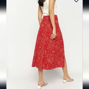 Reformation Zoe Skirt, Baila, Size 6 Petite